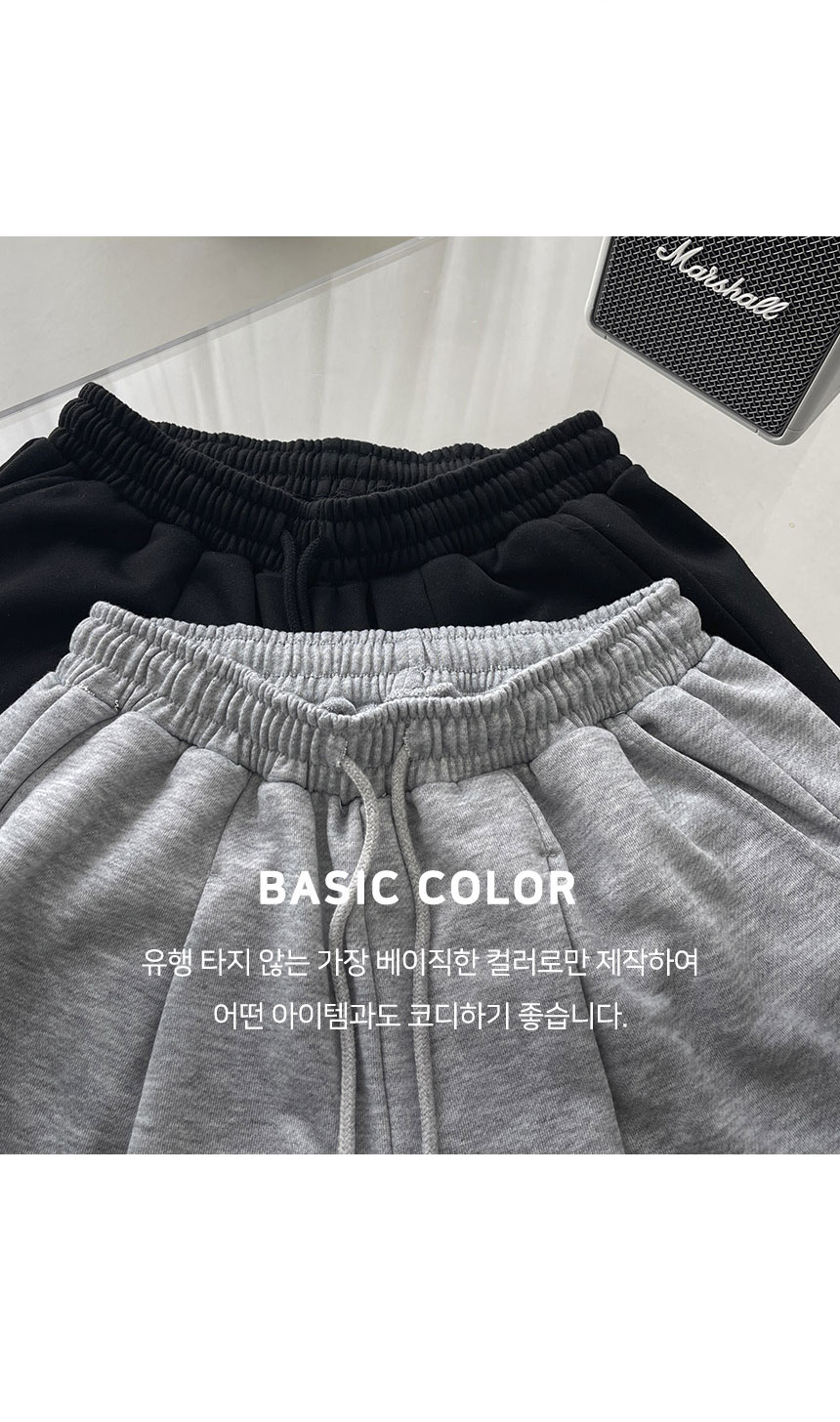 [1+1] [당일출고] 핀턱 와이드 트레이닝 팬츠 상세 이미지 8